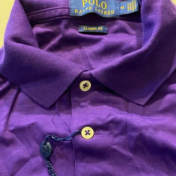 Polo by Ralph Lauren Classic Fit Shirt in Rich Purple - Picture 2 of 4